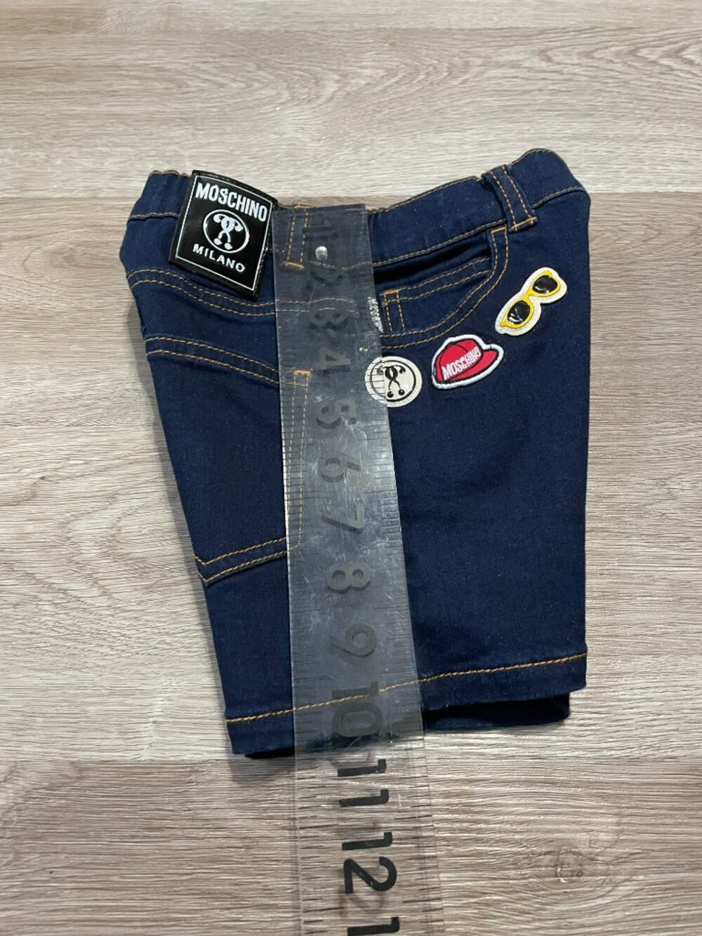 Denim Patches Shorts - Picture 10 of 12